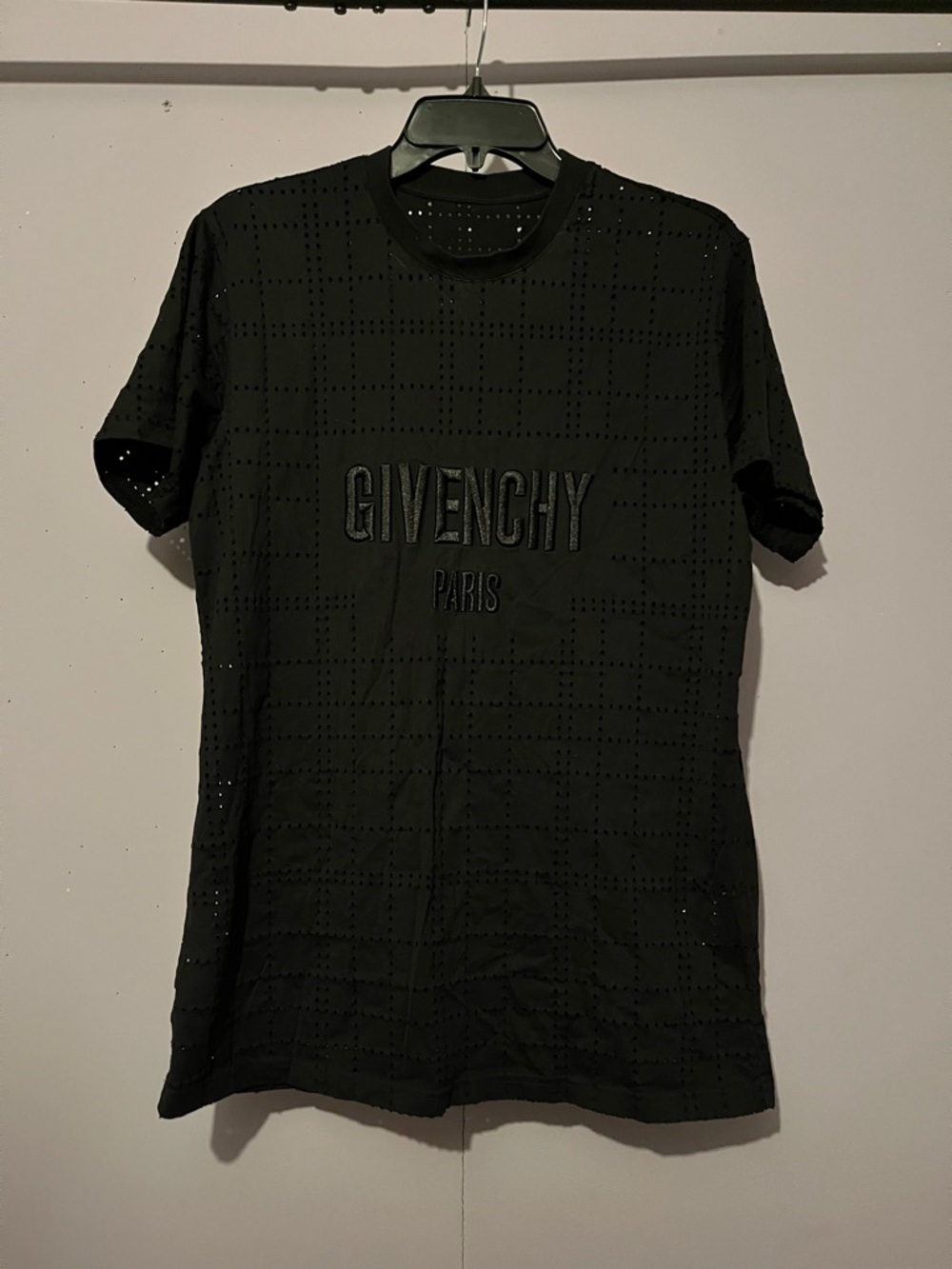 Givenchy Unisex Perforated Logo T-Shirt